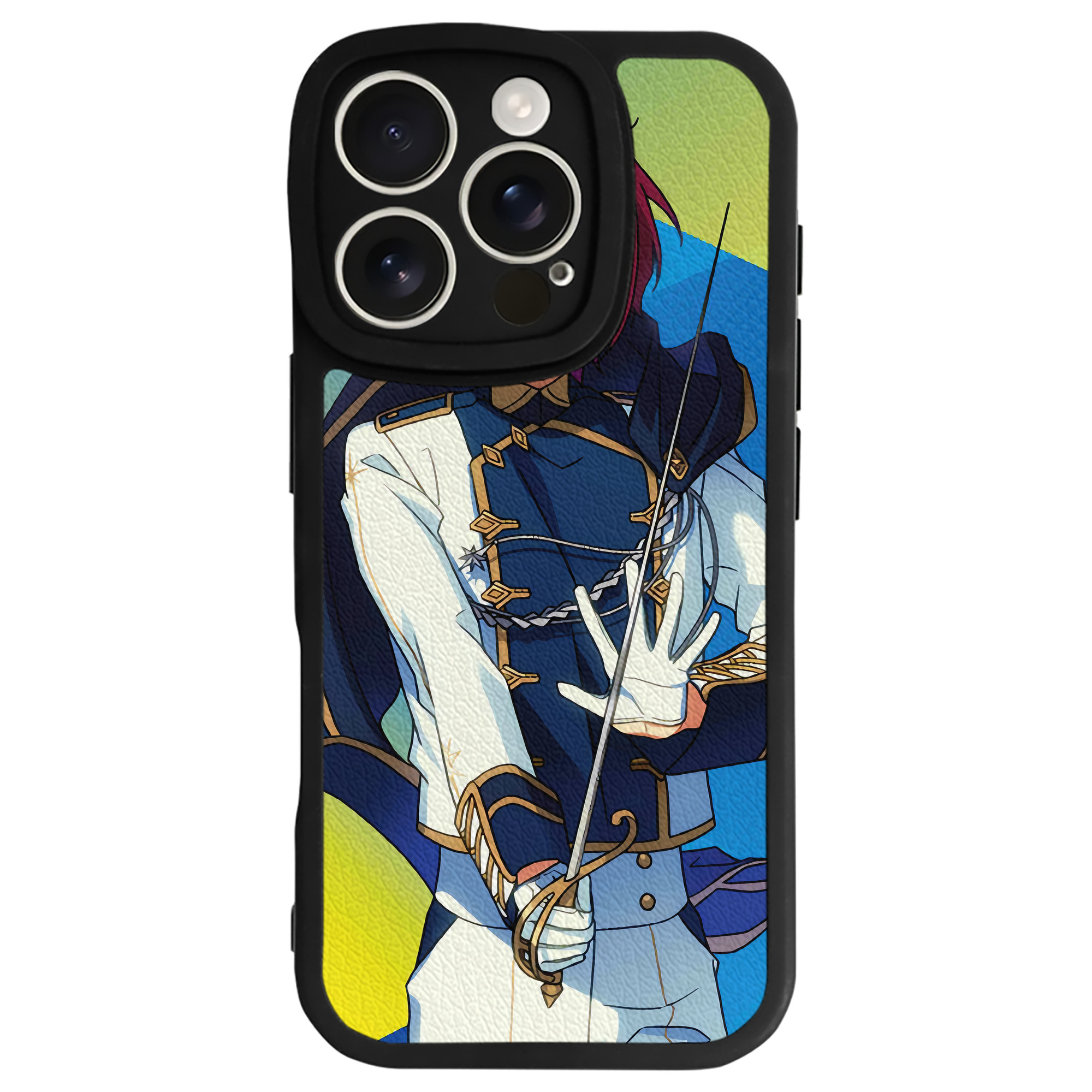 （画像用） あんさんぶるスターズ! Ensemble Stars 【iPhone 16シリーズ対応】シリコンスマホケース（レザー調） 材質：シリコン